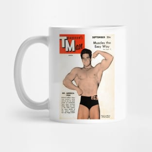 TOMORROW'S MAN Mr America 1954 Richard DuBois - Vintage Physique Muscle Male Model Magazine Cover Mug